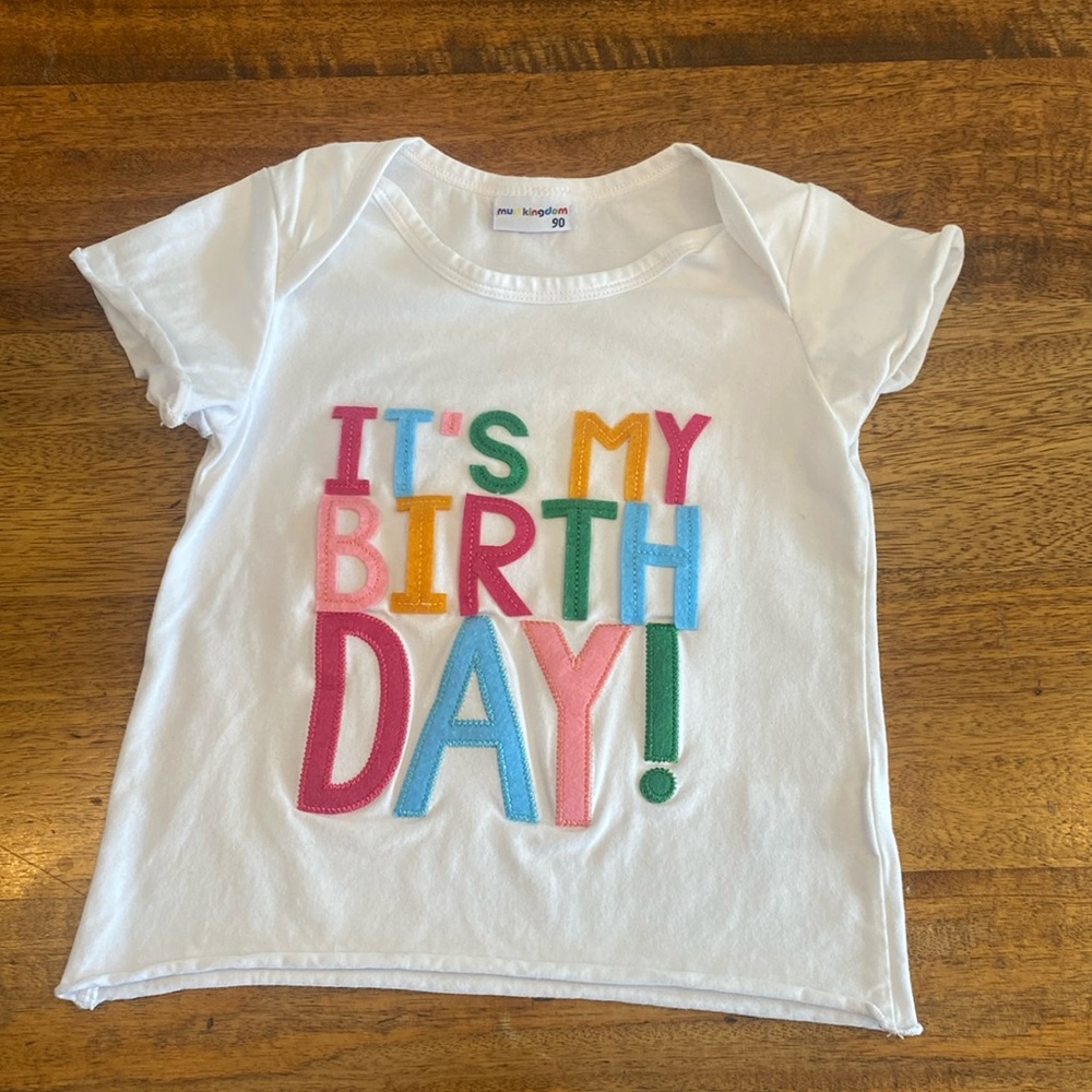 Toddler "It's My Birthday" Short Sleeve Tee